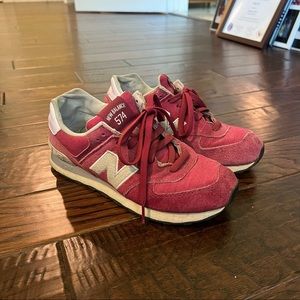 New balance 574 womens pink size 7